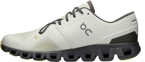 60.97798 ON MEN'S CLOUD X 3 SNEAKERS ICE/ECLIPSE SIZE 11 - Like New