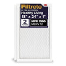 Filtrete 18x24x1 Air Filter; MERV 12; MPR 1500; Allergens; Bacteria & Viruses - Brand New