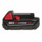 MILWAUKEE 48-11-1820 M18 18V REDLITHIUM 2.0 COMPACT BATTERY PACK - RED - Like New
