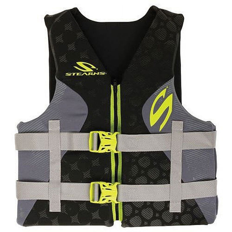 STEARNS ADULT HYDROPRENE VEST S/M - GREEN Like New