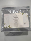 KING BAMBOO 1800 THREAD COUNT SHEET SET - CHARCOAL - Like New
