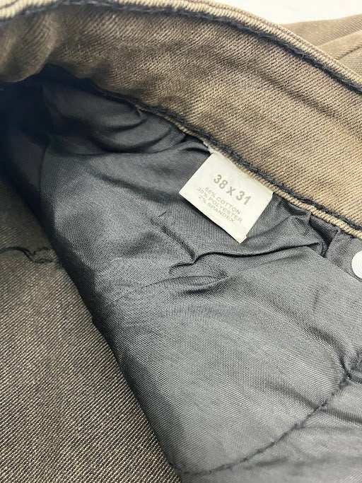 BLU ROCK MEN'S FLEX STRETCH SLIM FIT STRAIGHT JEANS - SIZE: MEN 38X31 - GRAY - Brand New