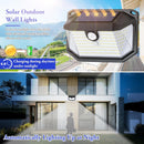 BRIGHTEVER SOLAR OUTDOOR LIGHTS, 1-PACK - BLACK - Like New