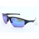 OAKLEY FLAK BETA SUNGLASSES BLACK FRAME, BLUE PRIZM 64-08-131 - BLACK/BLUE - Like New