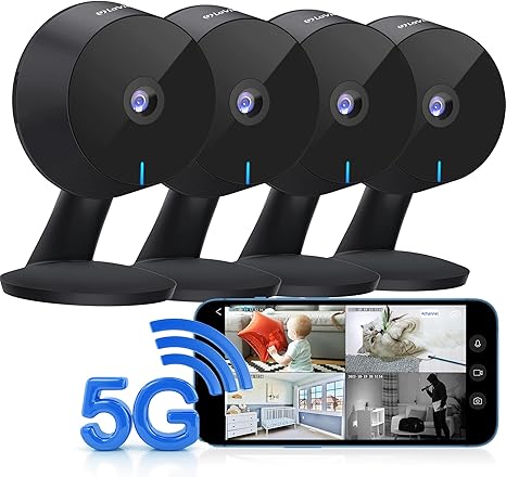 LaView 5G& 2.4GHz Security Cameras 4pcs Home Security Camera - Scratch & Dent