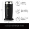 L'OR BARISTA FROTHER STEAMER HOT COLD FOAM MAKER WARMER 8.5OZ/250ML - BLACK - Like New