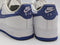 NIKE AIR FORCE 1 BY YOU CUSTOM SNEAKERS - SIZE: MEN 9.5 - WHITE/BLUE - Like New