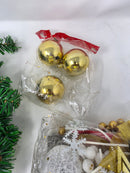 GENERIC 2FT GOLDEN CHRISTMAS TREE - GOLD AND GREEN - Like New