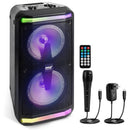 PYLE PORTABLE BLUETOOTH PA SPEAKER 600W RECHARGEABLE LED LIGHTS - Scratch & Dent