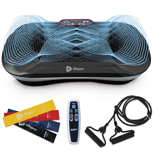 LifePro Waver Vibration Plate Machine - Fitness Platform, Loop - Scratch & Dent