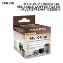 KEURIG MY K-CUP REUSABLE FILTER MULTISTREAM TECHNOLOGY 5000351186 - GRAY - Brand New