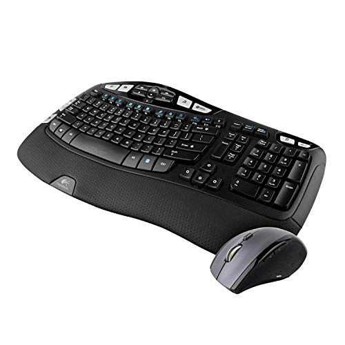 Logitech Mk560 Wireless Wave Combo Plus: K351 Keyboard & M705 Wireless Mouse - Like New