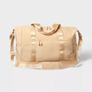 ALL IN MOTION FAUX NEOPRENE WEEKENDER BAG - CREAM - Scratch & Dent