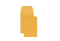 OFFICE DEPOT BRAND COIN ENVELOPES, 2-1/4" X 3-1/2" GUMMED BOX OF 500 - YELLOW - Brand New
