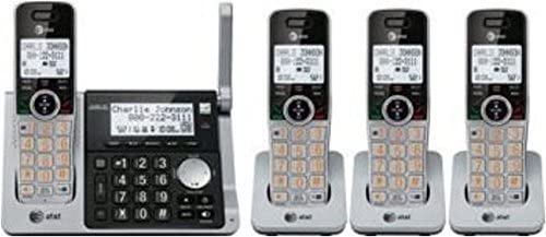 AT&T DECT 6.0 Digital Four Handset Answering System With 4 Handsets - Like New