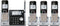 AT&T DECT 6.0 Digital Four Handset Answering System With 4 Handsets - Like New