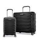 SAMSONITE STRYDE 2 HARDSIDE EXPANDABLE WITH DOUBLE SPINNER WHEELS 2PC - BLACK - Like New