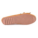 263068-003 MINNETONKA WOMEN'S KILTY SUEDE HARDSOLE MOCCASIN BROWN SIZE 7 - Like New