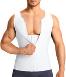 TAILONG MEN COMPRESSION SHIRT FOR BODY SLIMMING TANK TOP ANY SIZE - WHITE - Like New