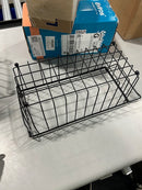 GENERIC BLACK 14" BY 7" KITCHEN SUPPLY HOLDER - BLACK - Like New