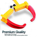 ZONETECH Wheel Lock Security Tire Clamp, 2 Pack - Red/Yellow - Like New