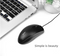 Mixie X2 USB Optical Mouse Wired - BLACK Like New