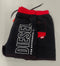 DIESEL BMBX-WAVE 2.017 BLACK SWIM SHORTS - SIZE:L - BLACK/RED - Brand New