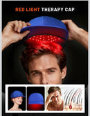 HALIDOD RED LIGHT HAIR GROWTH CAP, RED LIGHT CAPBLUE HAT - BLUE - Like New