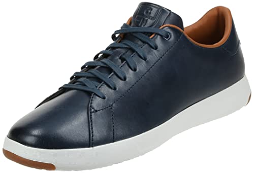 C22586 Cole Haan Men's Grandpro Tennis Sneaker, Blazer Blue Hand Stain, Size 11W - Like New