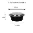 Meal Prep Containers, [48 oz - 150 Pack] To Go Plastic Food Storage Containers - Brand New