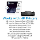 HP 87X BLACK HIGH-YIELD TONER CARTRIDGE Works LaserJet Enterprise - BLACK - Brand New