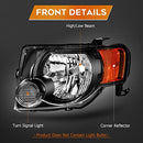 LBRST Headlight Assembly Set Fit for Ford Escape 2008-2012 - Brand New