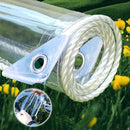 RFDMXC 10ftx10ft Thicken Transparent Tarp Garden Rainproof Clear Poly Tarp - Brand New