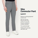 AMAZON ESSENTIALS MEN'S SLIM FIT 5 POCKET COMMUTER PANTS 30Wx30L CHARCOAL - Brand New