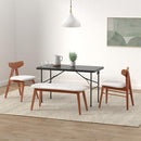 Best Choice Products 4ft Plastic Folding Table Indoor Outdoor Heavy Duty - Black - Brand New