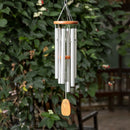 WOODSTOCK CHIMES WINDCHIMES - MEDIUM - SILVER - Brand New