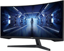 SAMSUNG 34" Odyssey G5 Ultra-Wide Gaming Monitor Curved LC34G55TWWNXZA - Black Like New