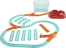 FISHER PRICE THOMAS & FRIENDS TRACKMASTER BUILDER BUCKET,25-PIECES - RED/BLUE - Brand New