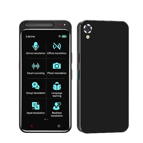 LTDNB LANGUAGE TRANSLATOR DEVICE SUPPORT 138 LANGUAGES TOUCH SCREEN - BLACK Like New