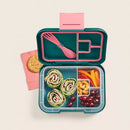 CAT & JACK™ DELUXE BENTO BOX 4PC - FOREST GREEN - Like New