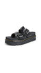 23523001 DR. MARTENS UNISEX MYLES BLACK BRANDO SANDAL SIZE M5/W6 BLACK BRANDO - Like New