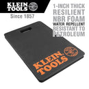 Klein Tools 60135 Kneeling Pads Soft Thick Foam Pro Pads Handle - Black - Brand New