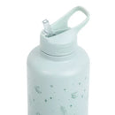BLOGILATES 62OZ STAINLESS STEEL WATER BOTTLE - LIGHT MINT GREEN - Like New