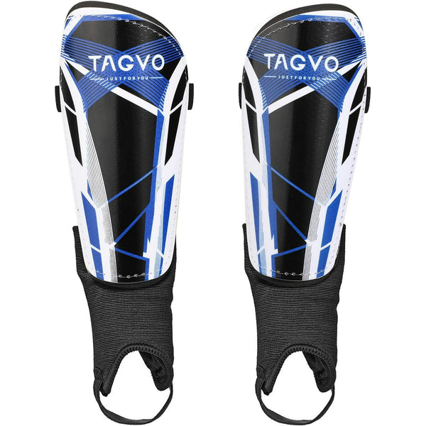 TAGVO SOCCER SHIN GUARDS KIDS YOUTH PROTECTIVE EQUIPMENT - SIZE: XS - BLUE - Like New