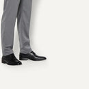 AMAZON ESSENTIALS MEN'S TWIN SEAM SQUARE TOE DERBY DRESS SHOES - SIZE 10 BLACK - Like New