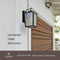 Landia Home Outdoor Wall Lantern Outdoor Light with Glass Shade 2 packs LK48482V Like New