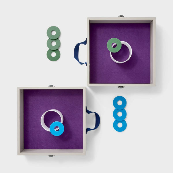 EMBARK WASHER TOSS LAWN GAME FOR 6+ PLAYERS WITH MDF BOARD - MULTICOLOR - Like New