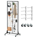 Urban Deco Gridwall Panel Display Stand Craft Show Display Rack 2'x5.5' - Black - Like New