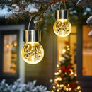 SOLPEX 12 PACK HANGING SOLAR LIGHTS OUTDOOR - WARM WHITE - Like New