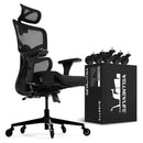 WELLNEWLIFE Prestige Ergonomic Office Chair Adjustable Lumbar Support - Black - Like New